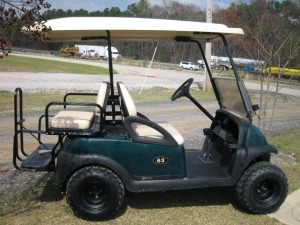 Used Green Golf Cart