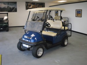 Blue Club Car